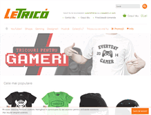 Tablet Screenshot of letrico.ro